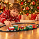 Trem Elétrico de Natal Decorativo com Papai Noel