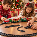 Trem Elétrico de Natal Decorativo com Papai Noel