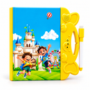 Livro Sonoro Infantil Bilíngue Português e Inglês Sensível ao Toque