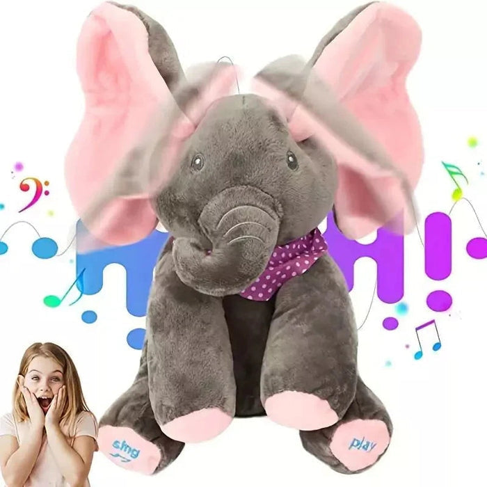 Elefante Musical Interativo para Bebês que Canta e Balança as Orelhas